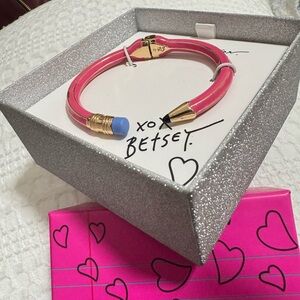 Betsey Johnson Pink Bracelet